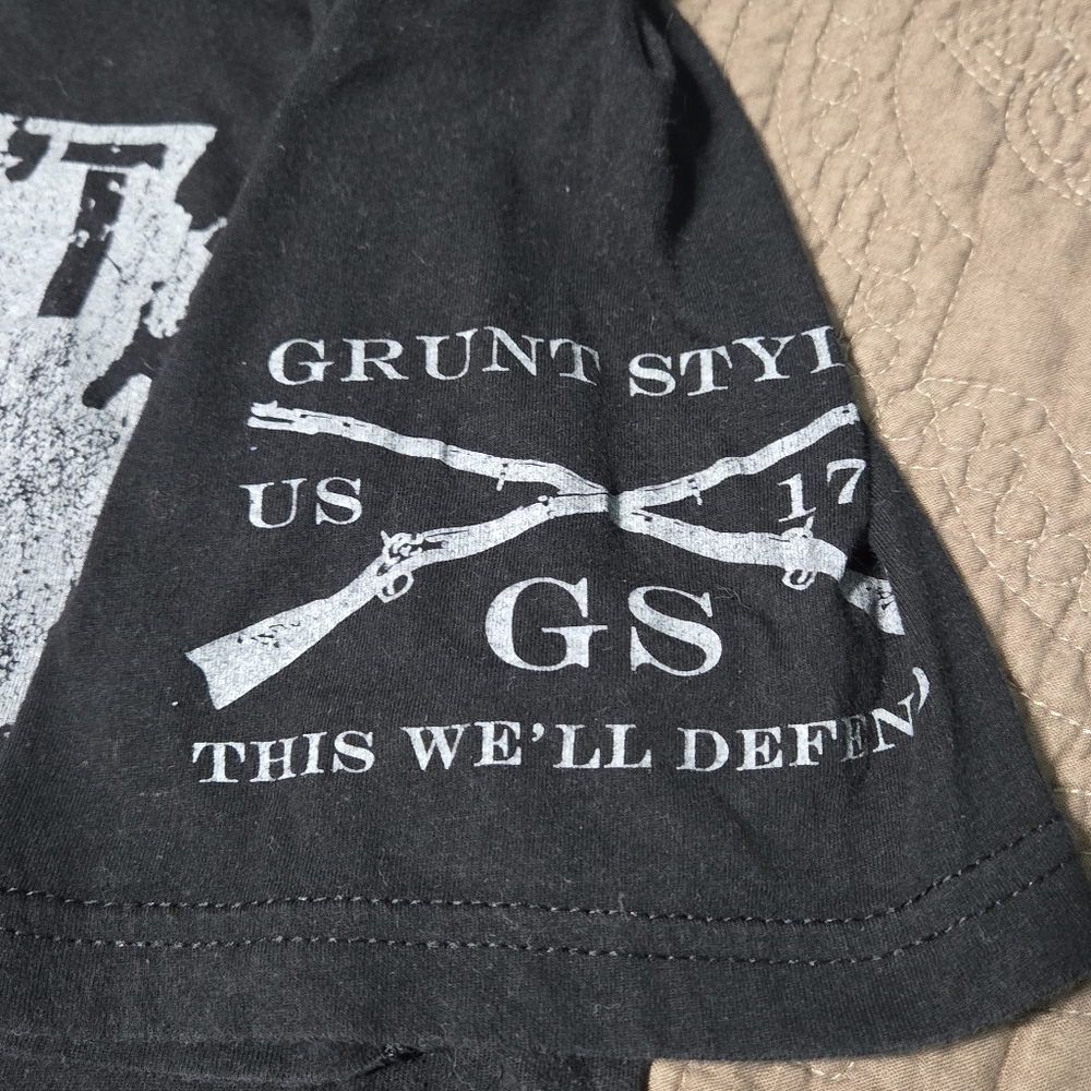 Grunt Style What doesn't kill me, better start running short sleeve tShirt, S - Picture 4 of 7